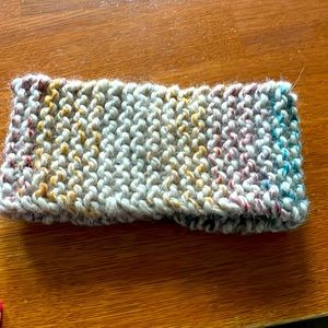 Hand knitted head wrap